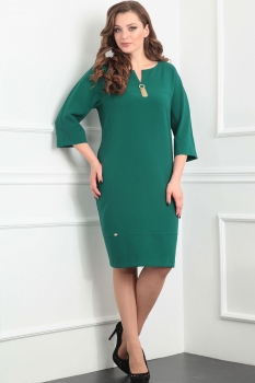 Платье Tvin 7365 оттенки зелёного