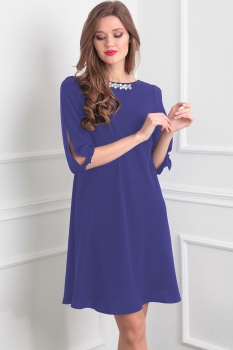 Платье Tvin 7391-3 оттенки синего