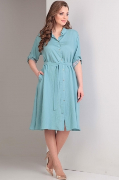Платье Tvin 7407-1 голубой