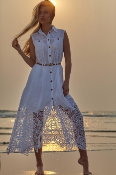 Платье Vesnaletto 890-2 белый
