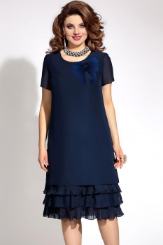 Платье Vittoria Queen 6043/2 тёмно-синий